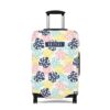 Abstract Tropical Exotic Monstera Leaves Luggage Cover 6 - Luggage Cover UK Store