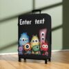 Adorable Monster Luggage Cover 1 - Luggage Cover UK Store