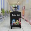 Adorable Monster Luggage Cover 2 - Luggage Cover UK Store