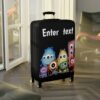 Adorable Monster Luggage Cover 3 - Luggage Cover UK Store