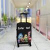 Adorable Monster Luggage Cover 5 - Luggage Cover UK Store