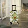 Avocado Vegan Print Luggage Cover 4 - Luggage Cover UK Store