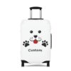 Luggage Cover Dog Mom 1 - Luggage Cover UK Store