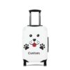Luggage Cover Dog Mom 3 - Luggage Cover UK Store