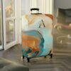 Luxury Swirl Suitcase Cover 2 - Luggage Cover UK Store