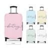 Minimalist Plain Pastel Color Luggage Cover 1 1 - Luggage Cover UK Store