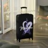Paris Personalized Luggage Cover 4 - Luggage Cover UK Store