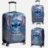 Personalized Stitch Its Time For A New Adventure Luggage Cover - Luggage Cover UK Store
