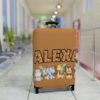 Safari Name Personalized Name Luggage Cove 3 - Luggage Cover UK Store