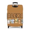 Safari Name Personalized Name Luggage Cove 4 - Luggage Cover UK Store