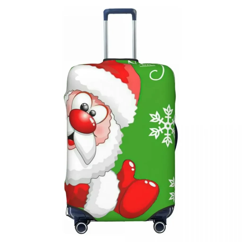 kf S1f7611c4896f4b1c80da72c5cb350db5k Christmas Print Luggage Protective Dust Covers Elastic Waterproof 18 32inch Suitcase Cover Travel Accessories - Luggage Cover UK Store