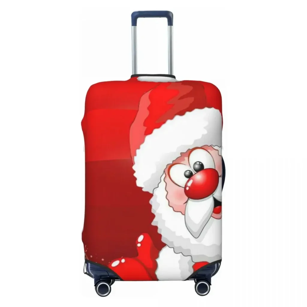 kf S9b1c17f6434b4b66b874ce4c431e9611Z Christmas Print Luggage Protective Dust Covers Elastic Waterproof 18 32inch Suitcase Cover Travel Accessories - Luggage Cover UK Store