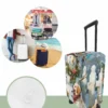 kf Sacee742f3c27407e97af4e241bf6f167H Christmas Farm Snowman Protective Cover For Travel Accessories Suitcase Elastic Dust Case Protect Sleeve - Luggage Cover UK Store