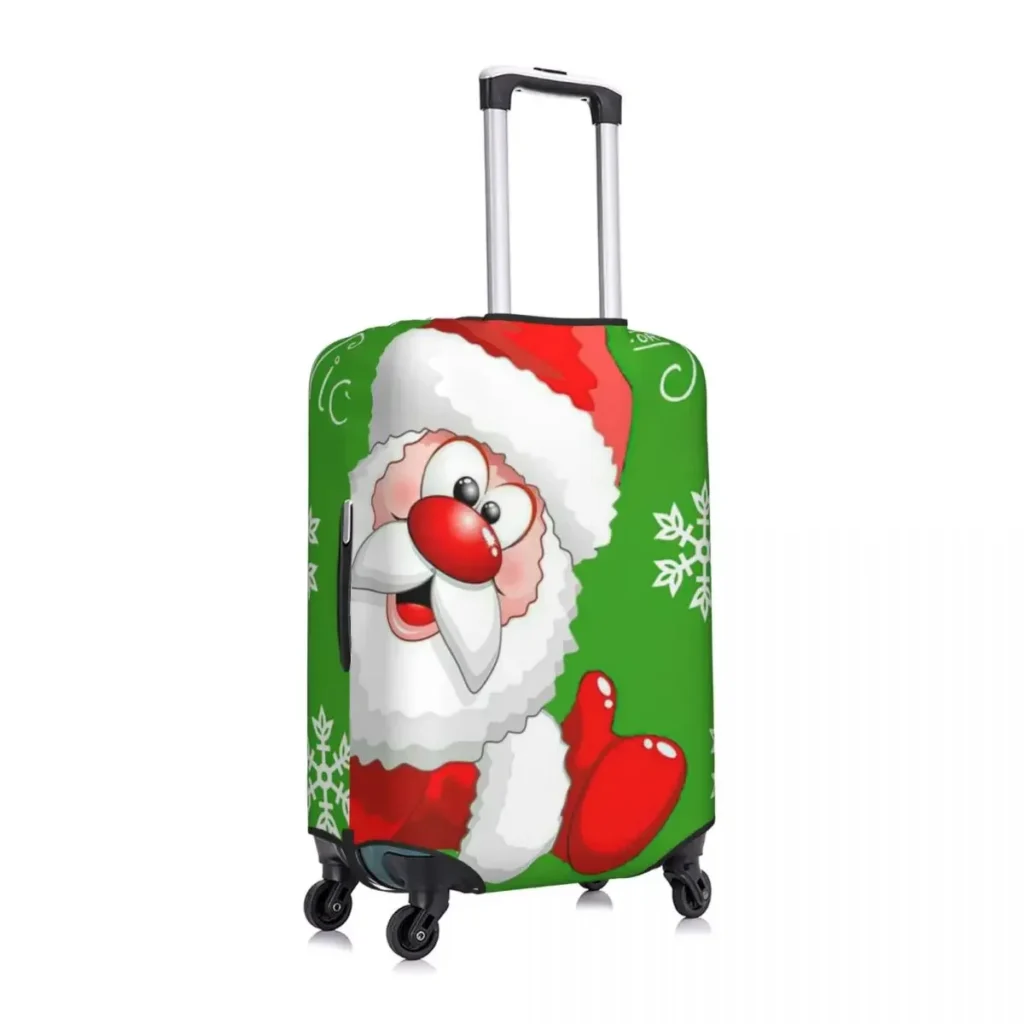 kf Se2de463b7e4a420fbc059e3b8b2cf30ez Christmas Print Luggage Protective Dust Covers Elastic Waterproof 18 32inch Suitcase Cover Travel Accessories - Luggage Cover UK Store